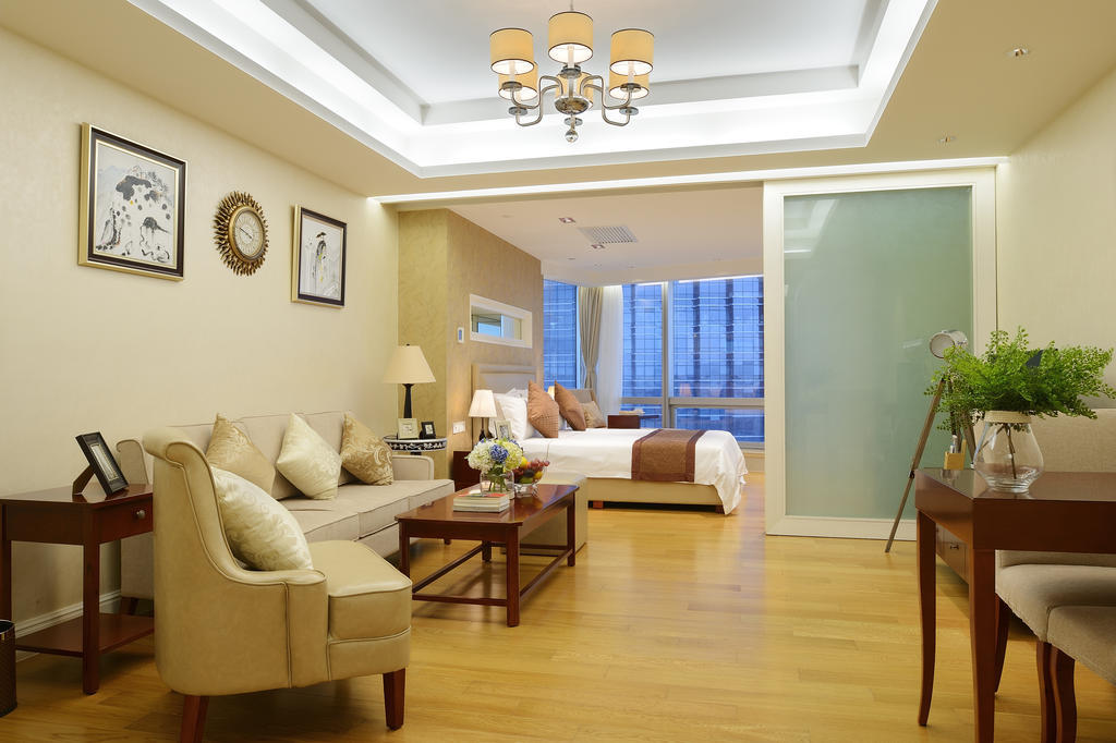 Yousu Hotel & Apartment Nanjing Xuanwu Lake Jinmao Plaza Branch الغرفة الصورة