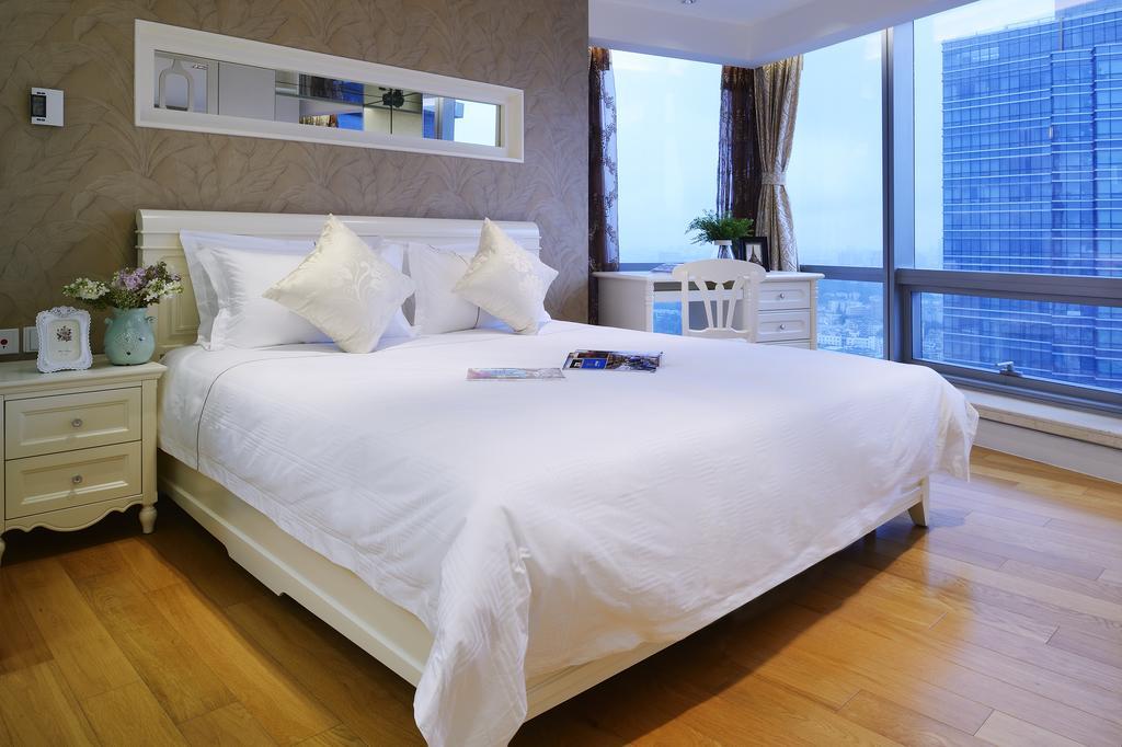 Yousu Hotel & Apartment Nanjing Xuanwu Lake Jinmao Plaza Branch الغرفة الصورة